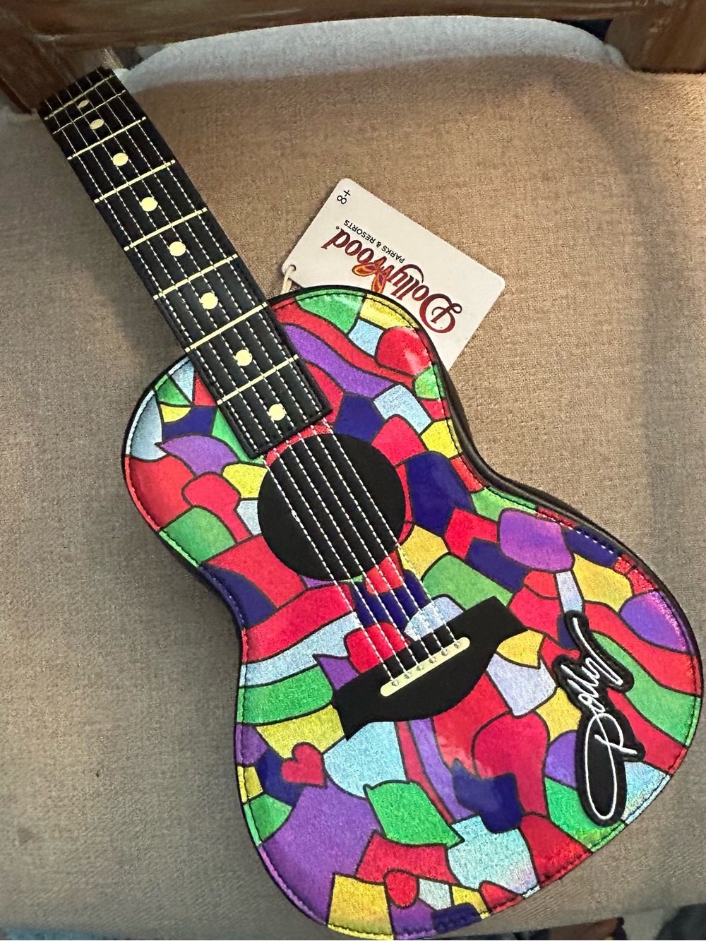 NWT Dollywood Coat of Many Colors Guiter Loungefly